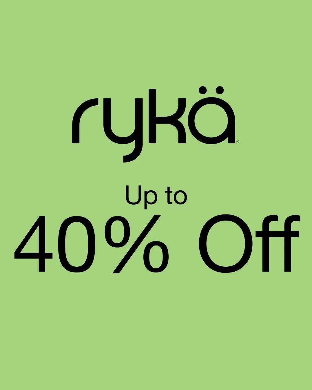 Up to 40% off Ryka