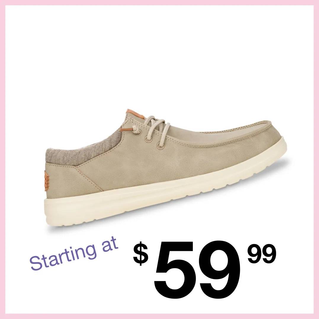 Featuring a men's slip on shoe from HEYDUDE.
