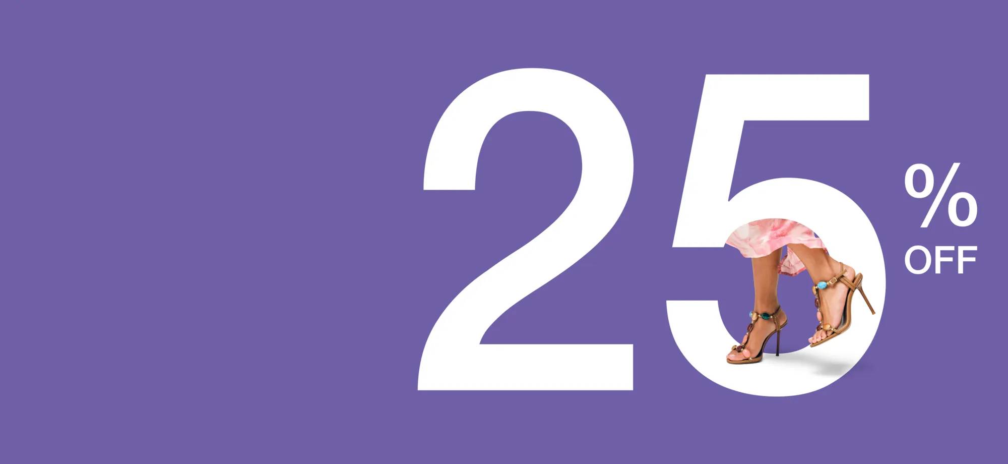 Featuring women's feet in beaded heels.