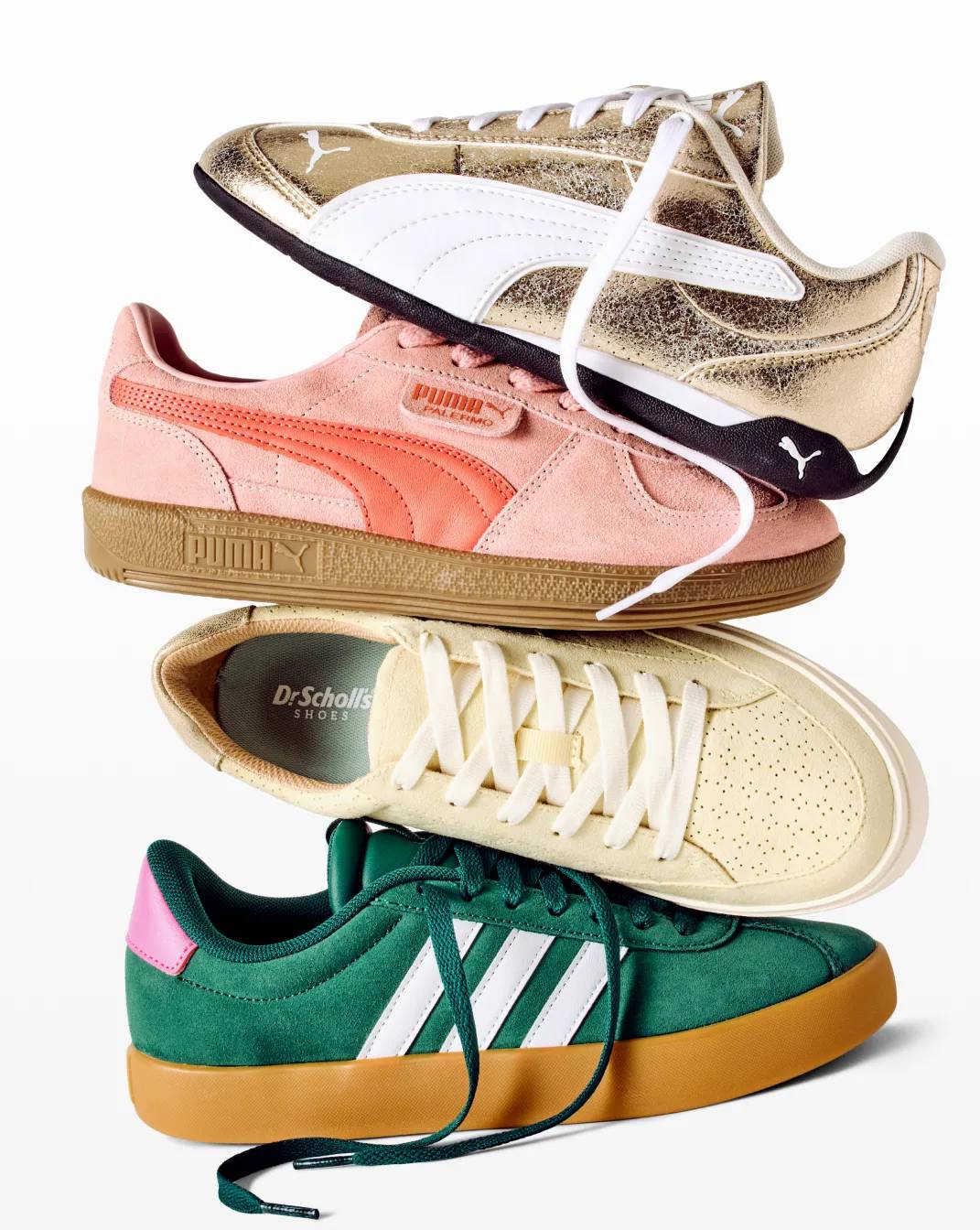 Featuring a variety of sneakers.