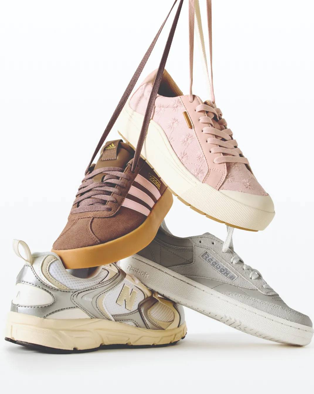 Featuring a variety of sneakers.