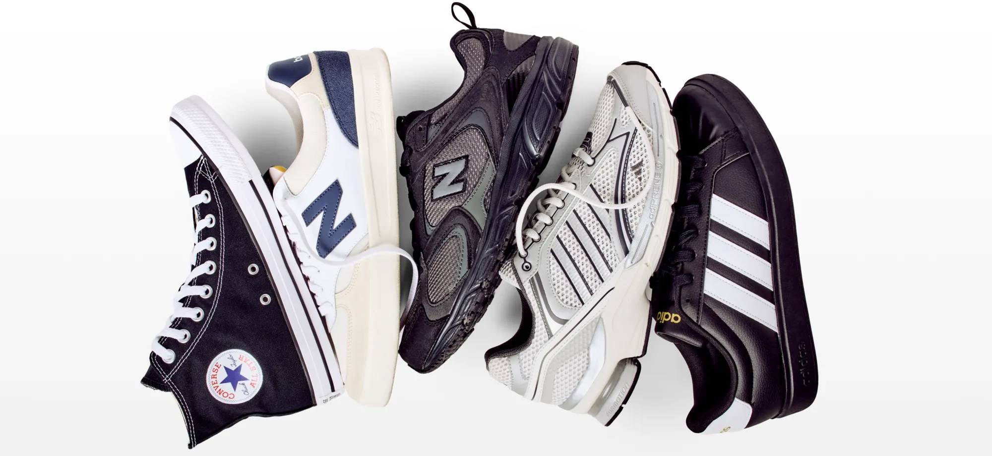 Featuring a variety of tennis shoes & sneakers