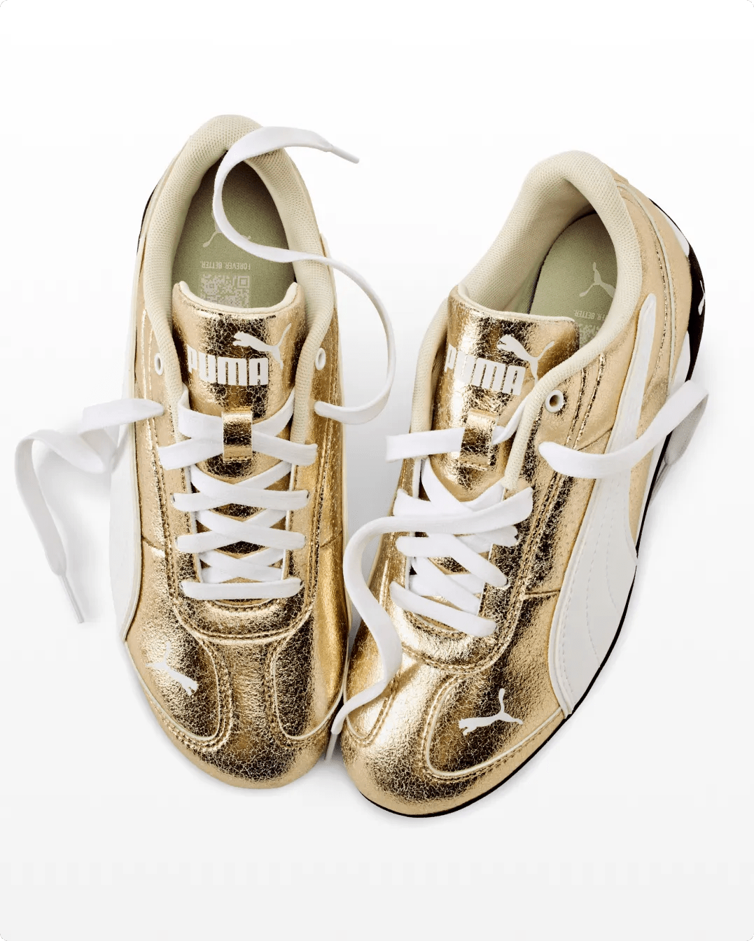 A pair of blue Converse sneakers