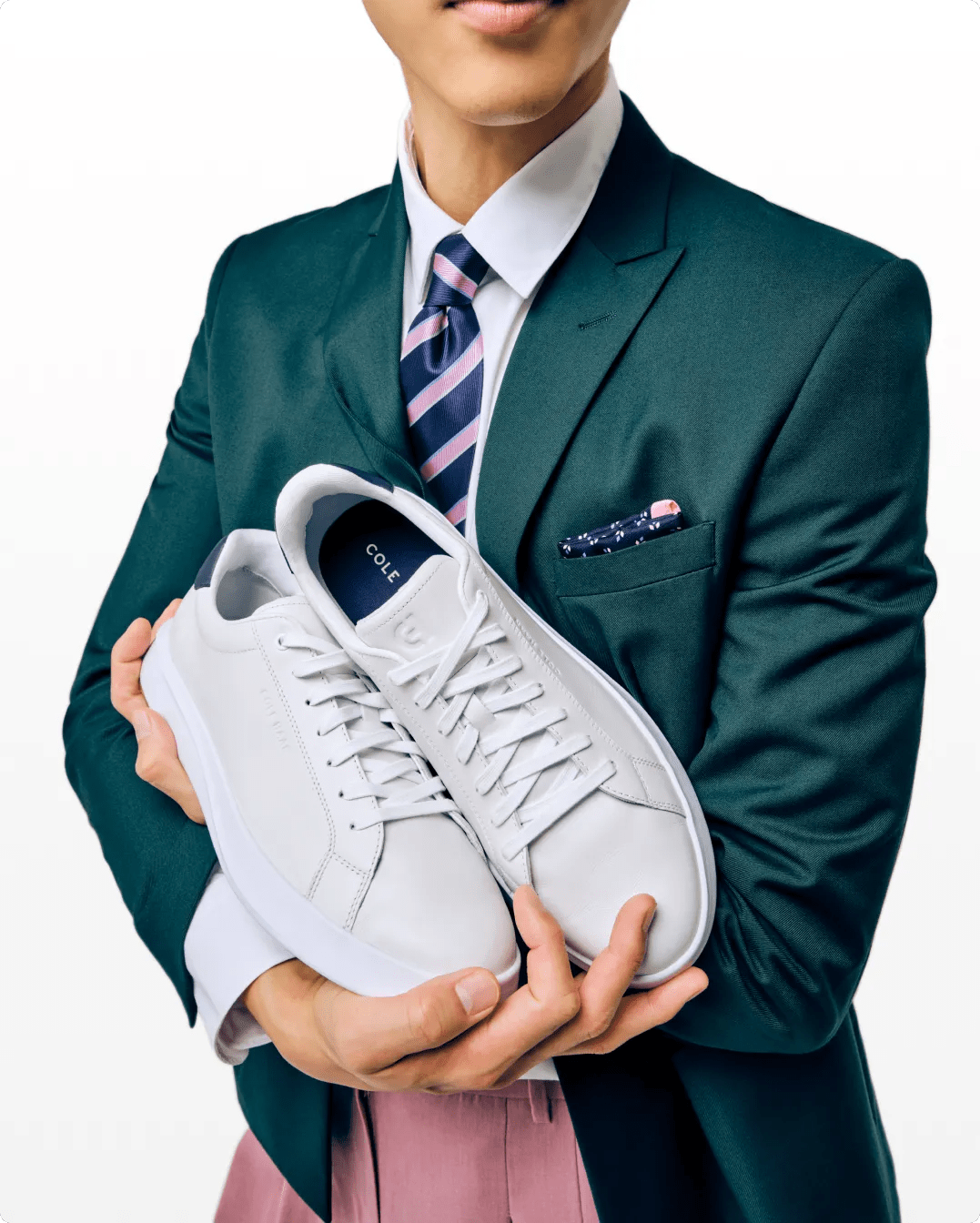 Featuring men's dress sneakers.