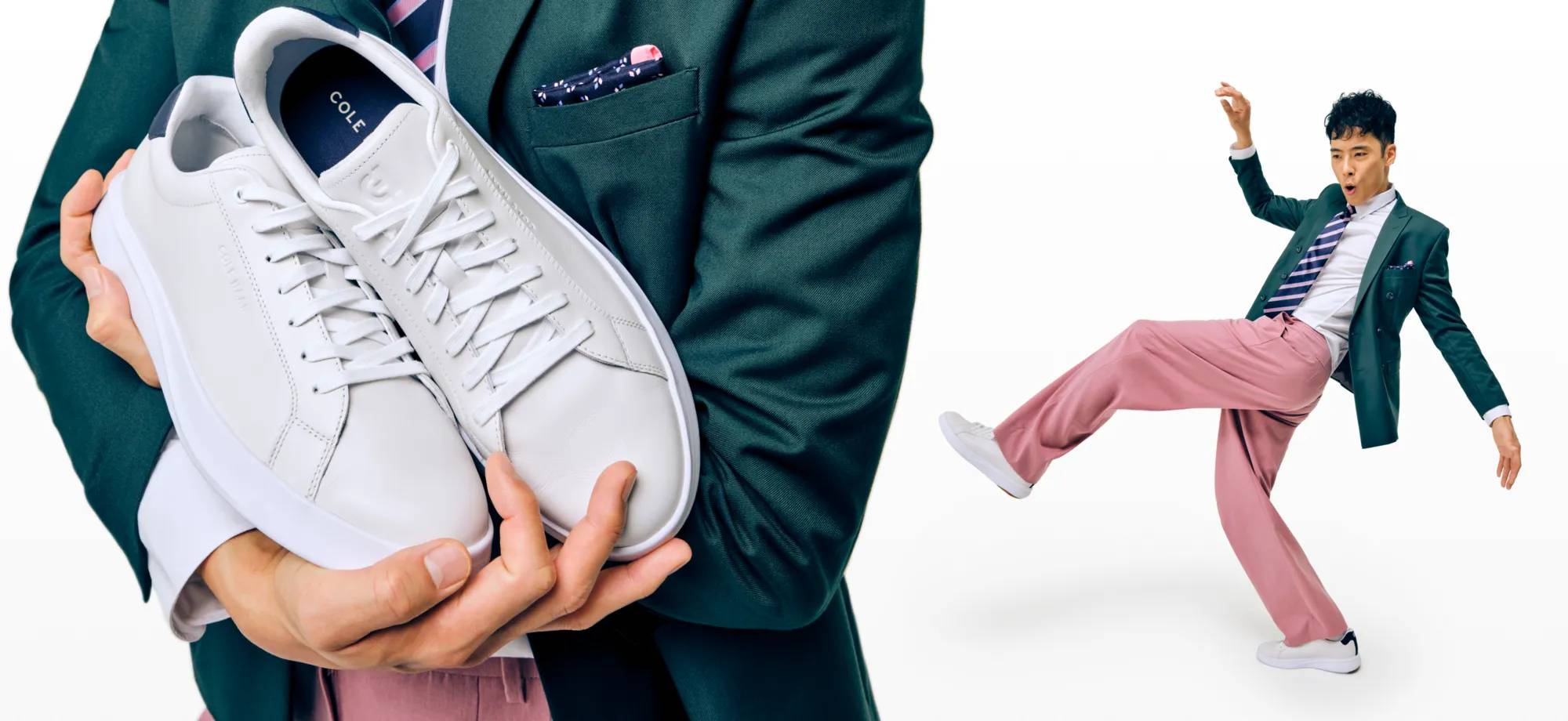 Featuring an assortment of men's dress shoes.