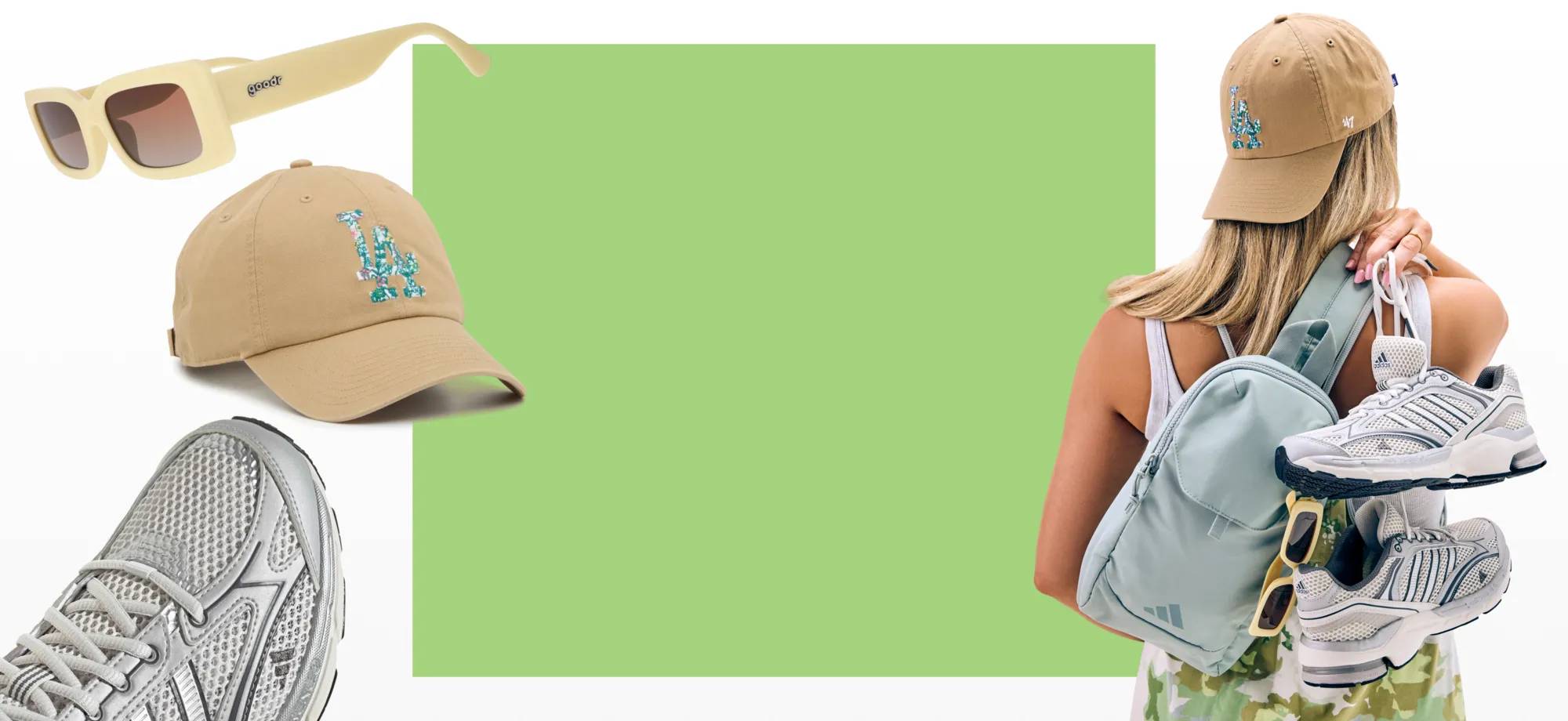 Featurng an assortment of sneakers and accessories to wear on game day.