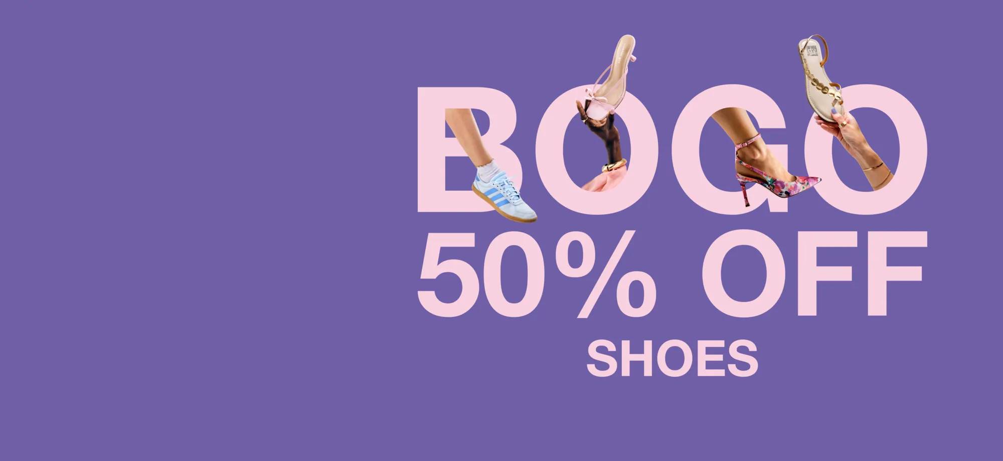 Featuring an assortment of spring shoes.