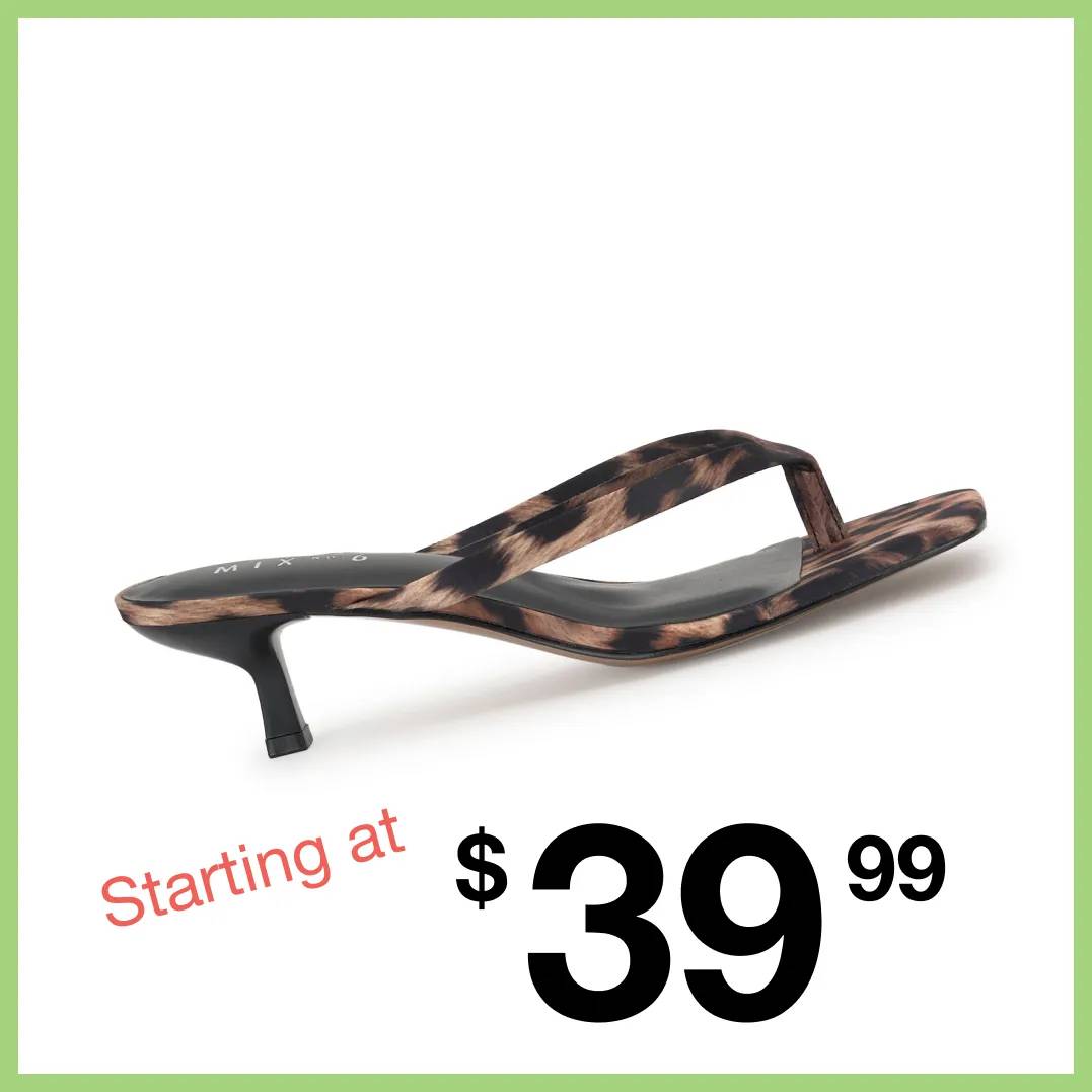 Starting at $39.99