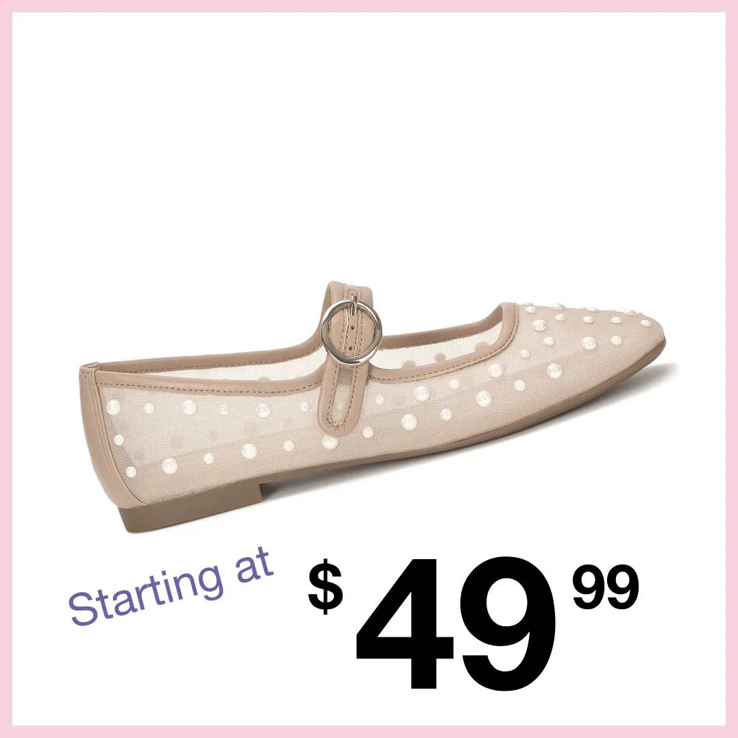 Starting at $49.99
