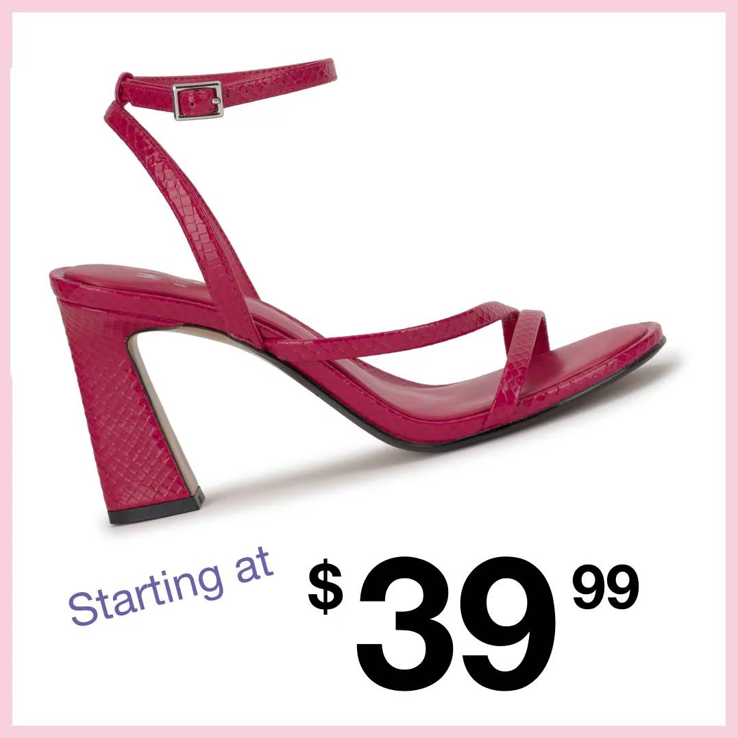 Starting at $39.99