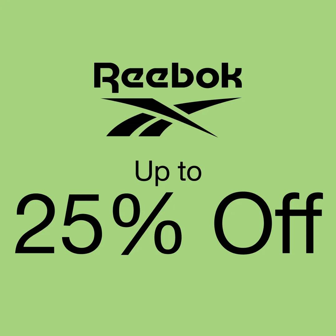 Reebok logo.