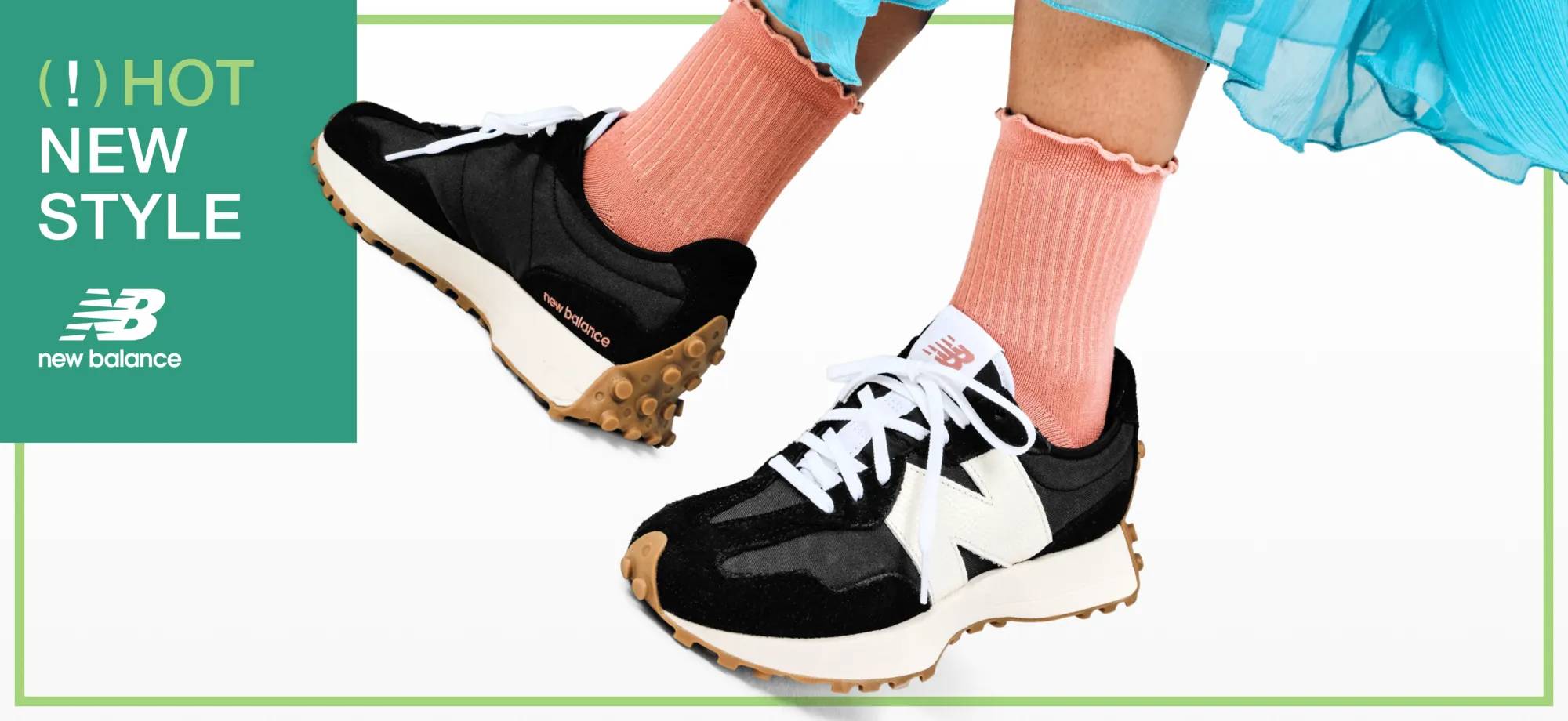 Featuring the 327 sneaker from New Balance.