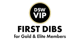 DSW VIP icon. First Dibs for Gold and Elite Members.