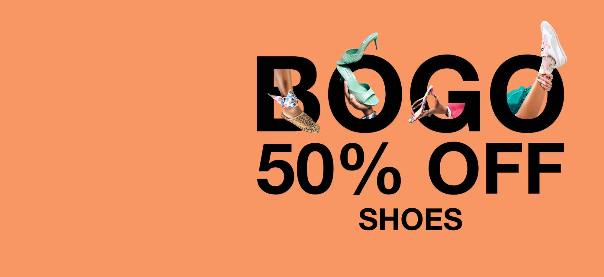 Featuring an assortment of summer shoes.