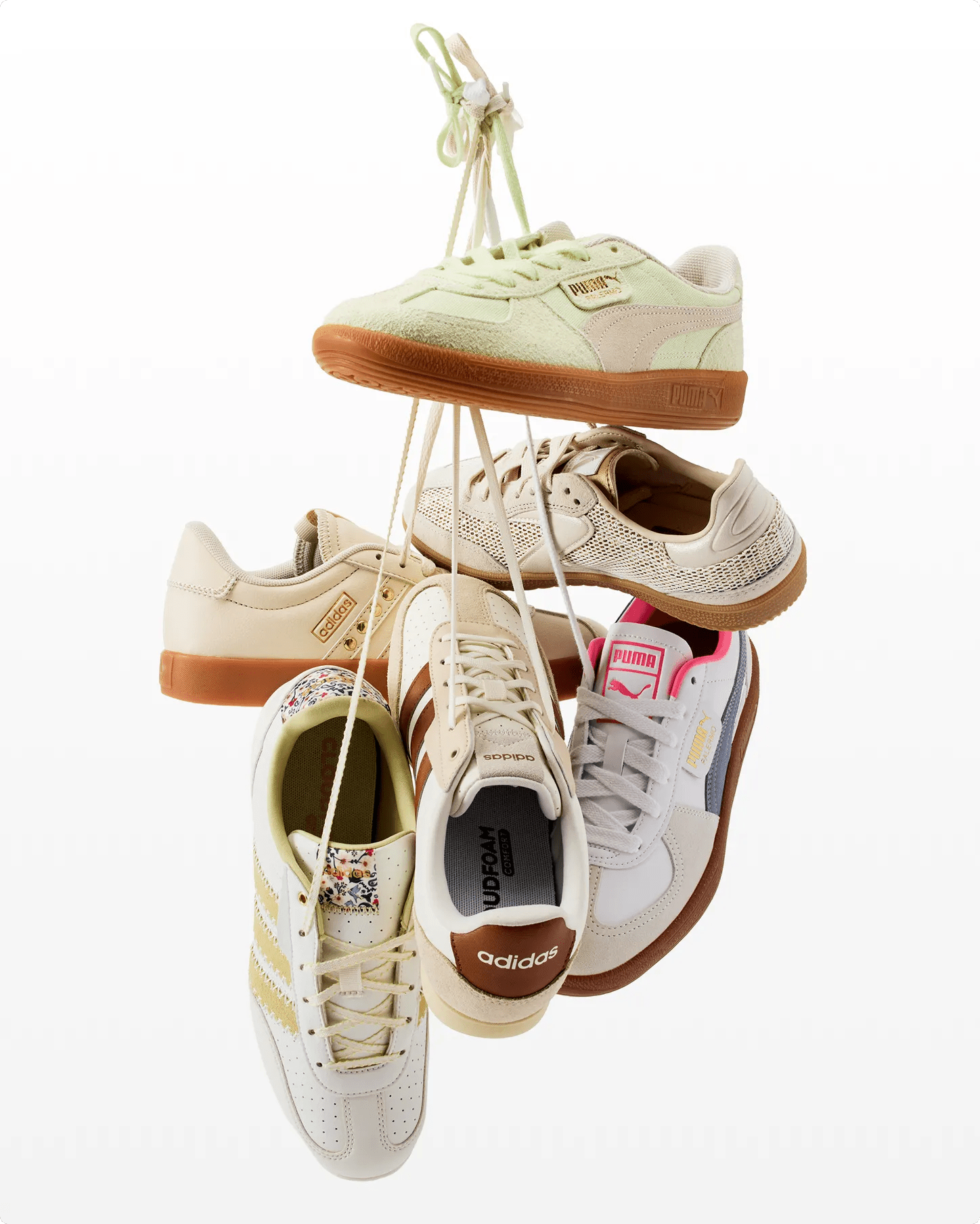 Click to shop our collection of women's low-profile court sneakers.