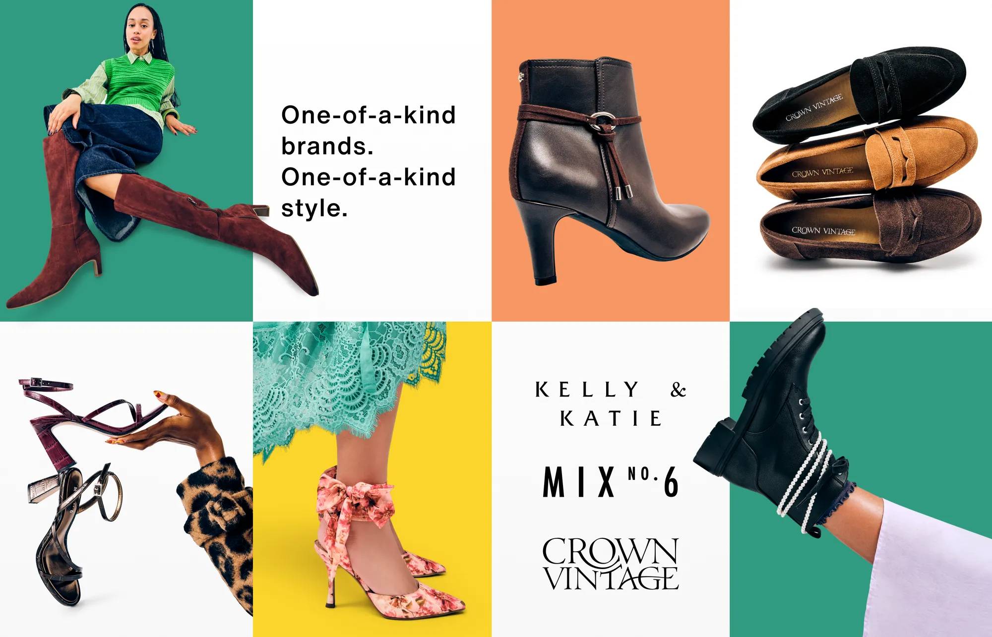 Featuring a variety of styled exclusive brands shoe selects.