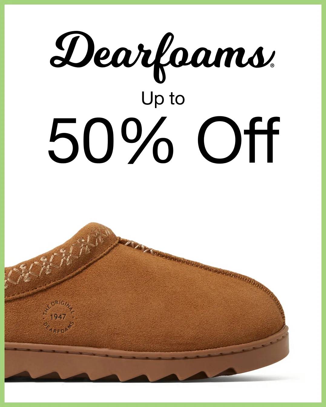 Featuring a brown slipper from Dearfoams.