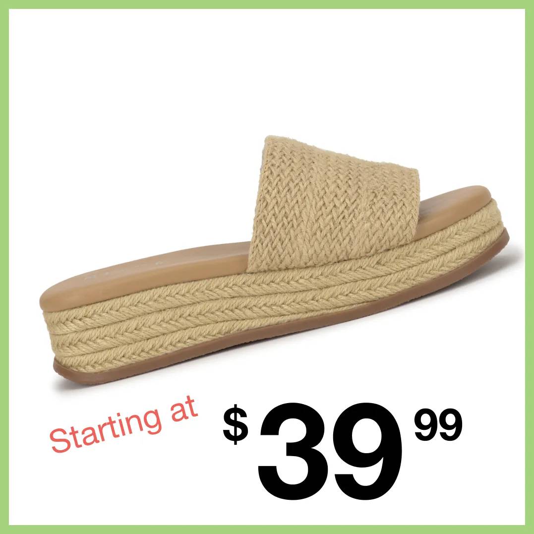 Starting at $39.99