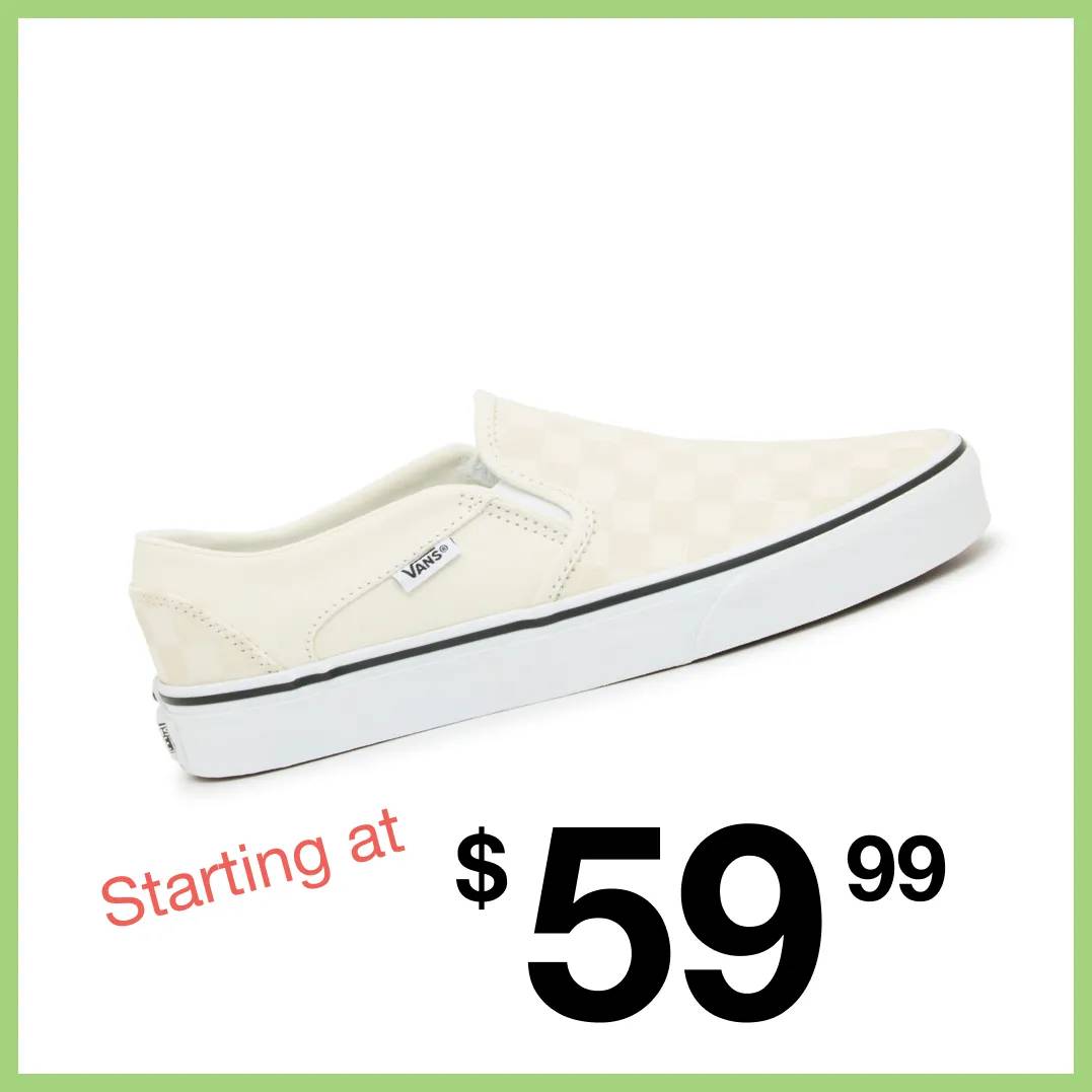Starting at $59.99