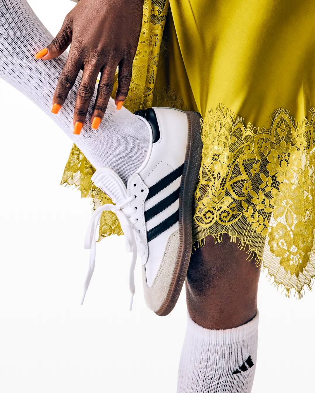 Featuring the Adidas Samba Indoor Sneaker
