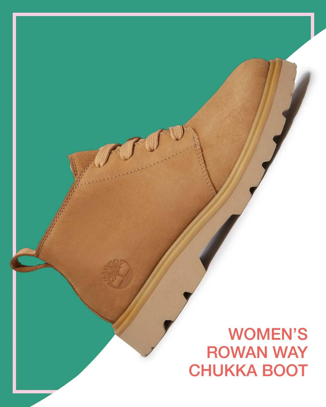 Featuring a boot from Timberland