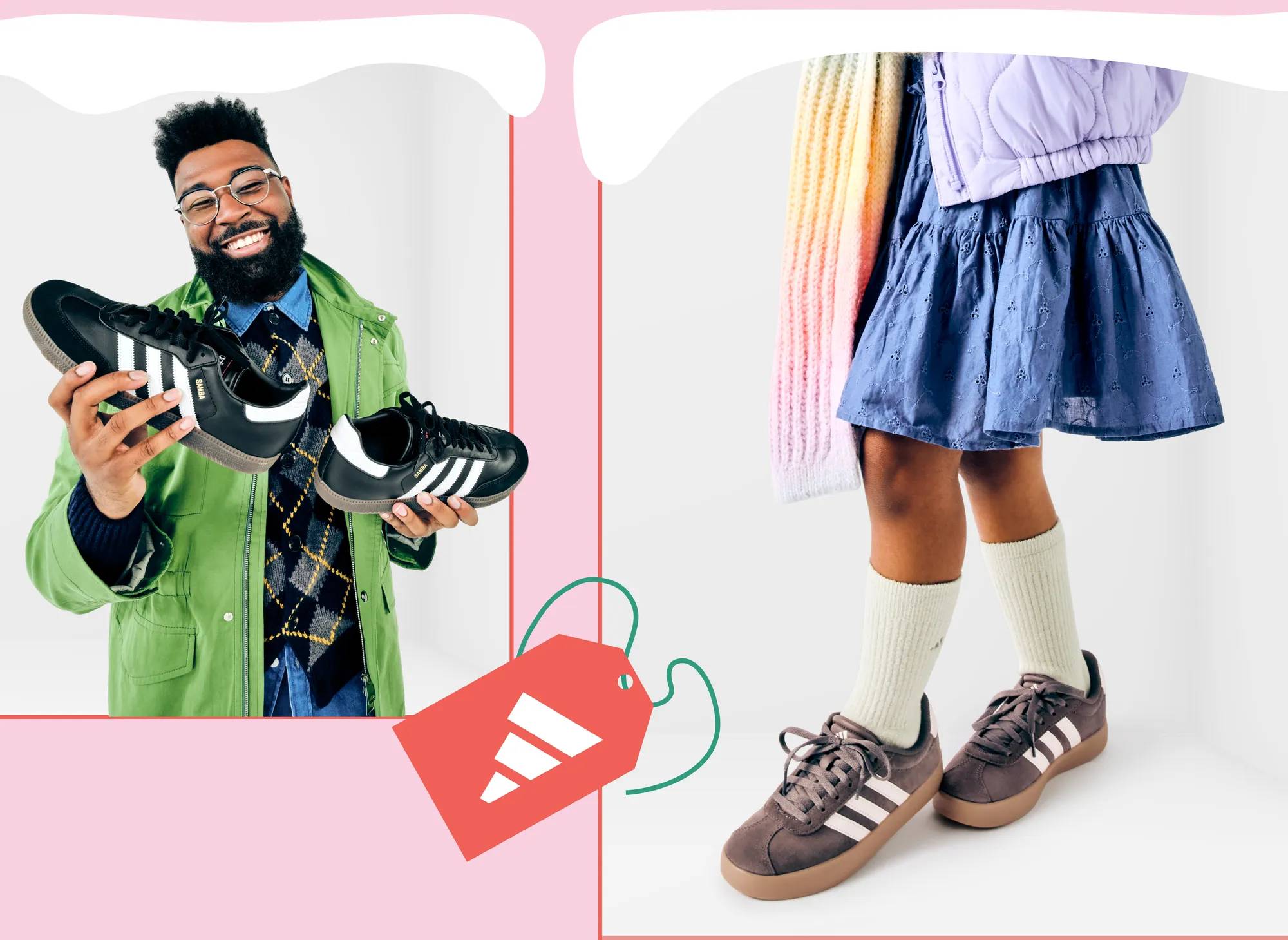 Featuring sneakers from adidas.