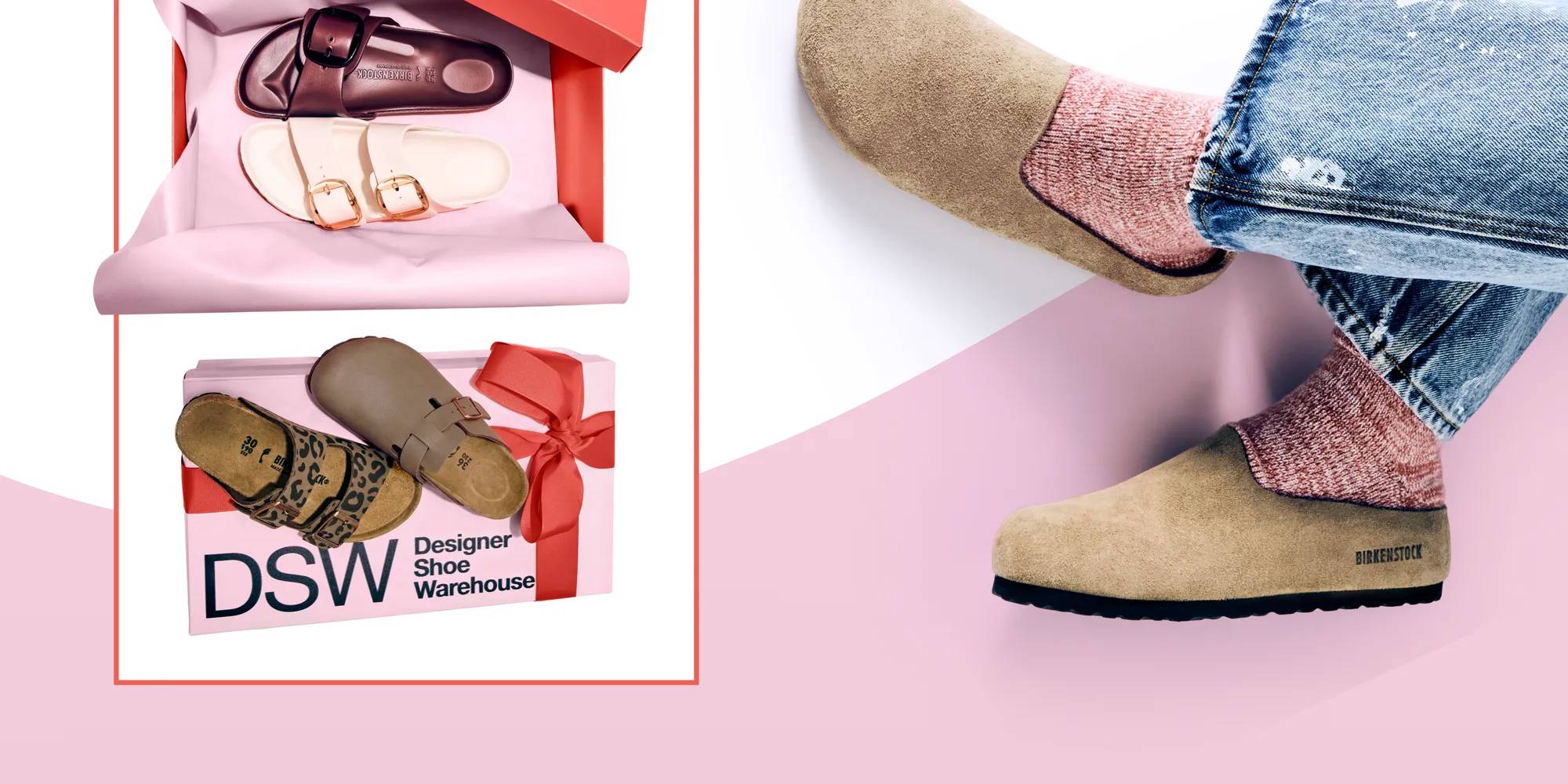 Featuring a model styling UGG boots.