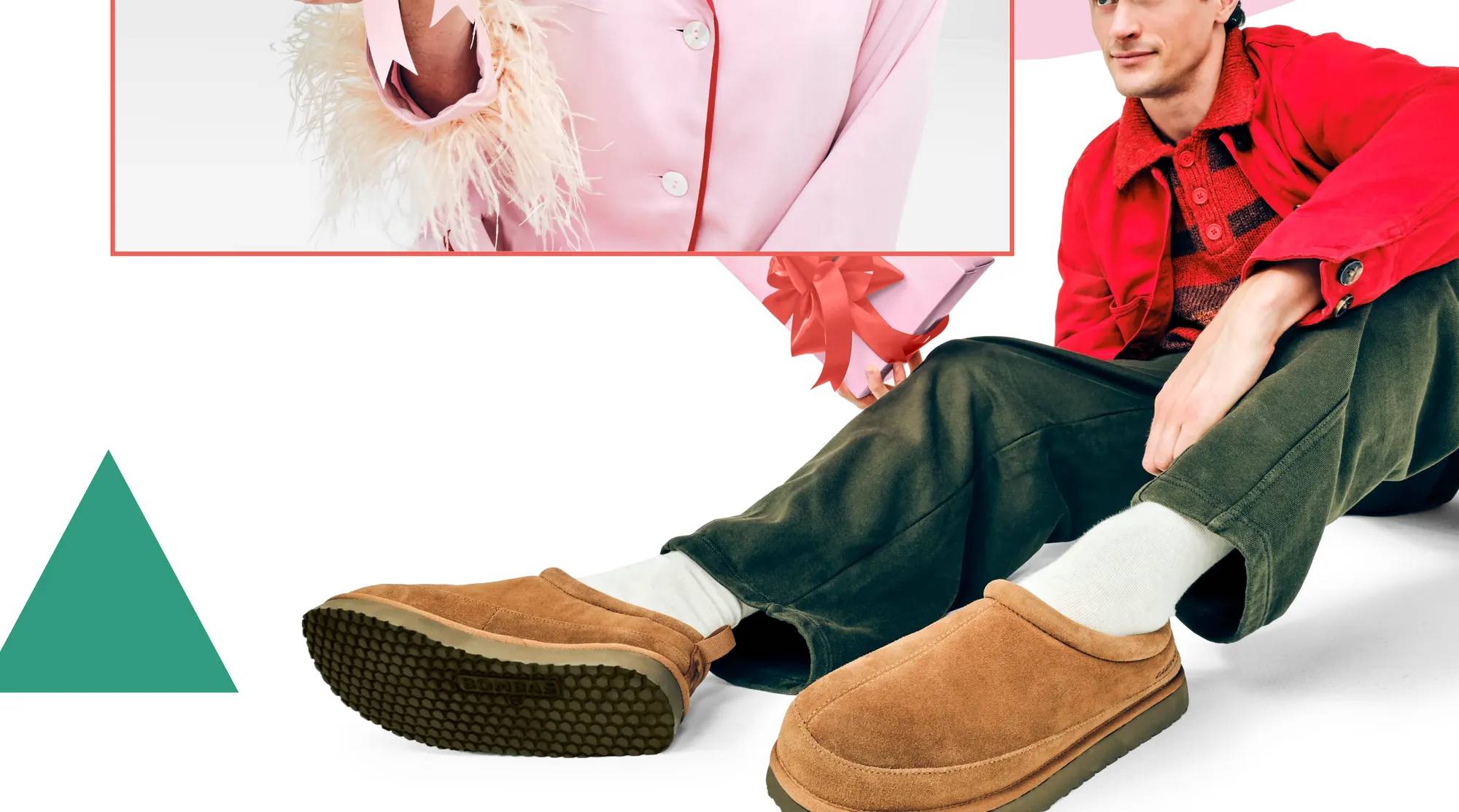 An assortment of BOMBAS slippers.