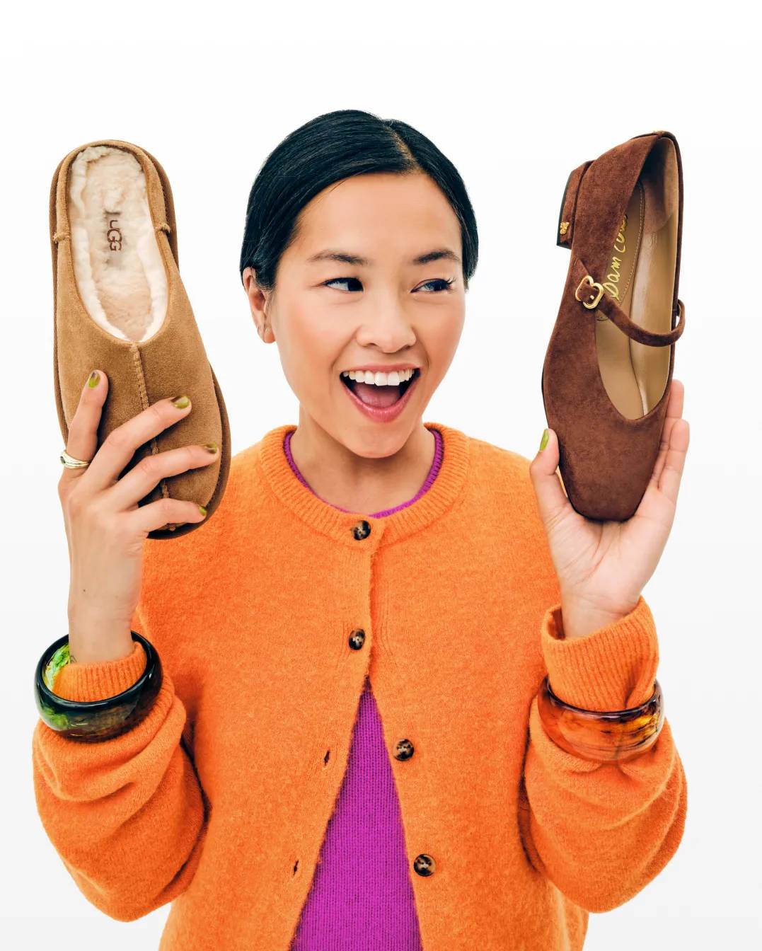 click to shop women's brown shoes