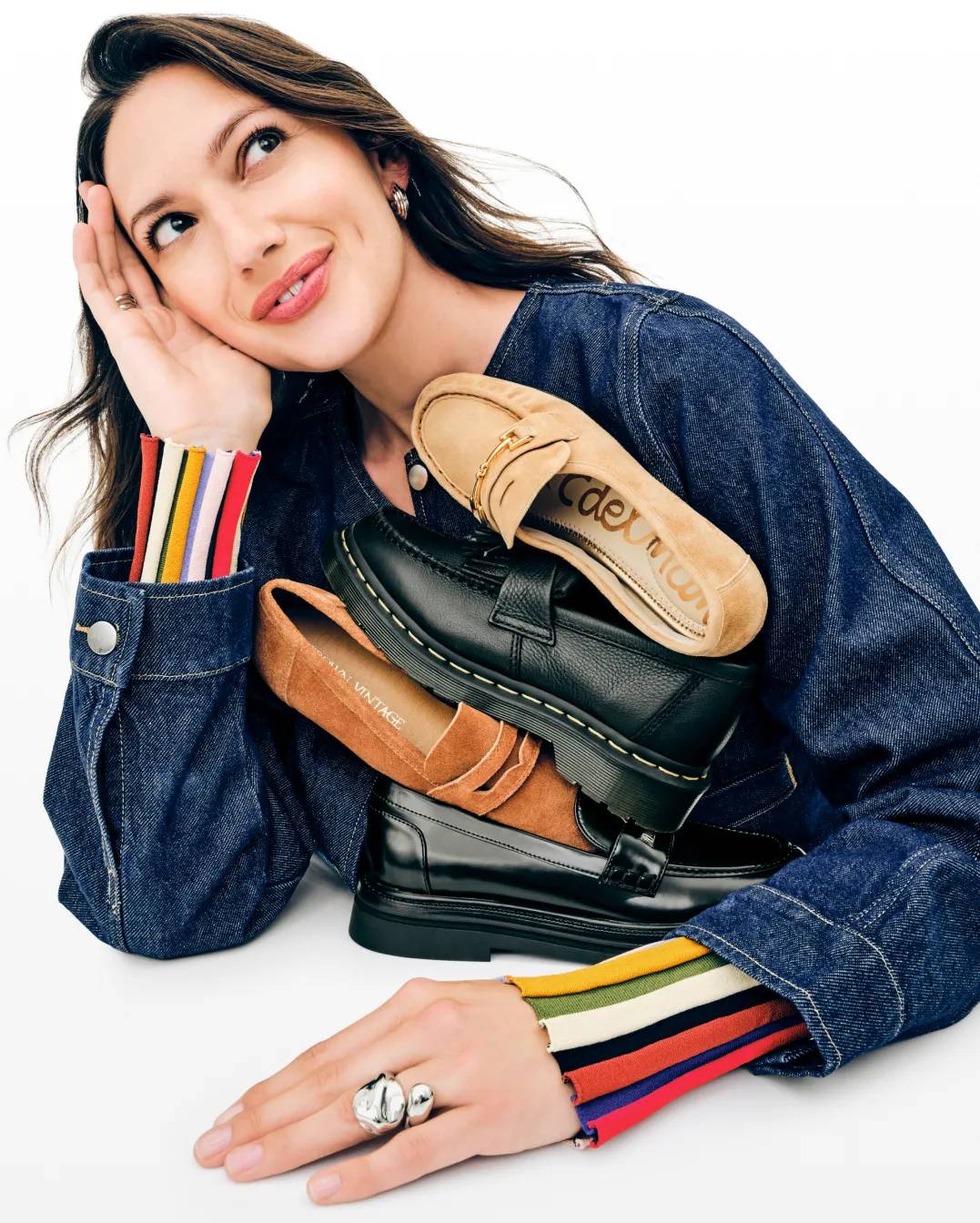 click to shop women's loafers