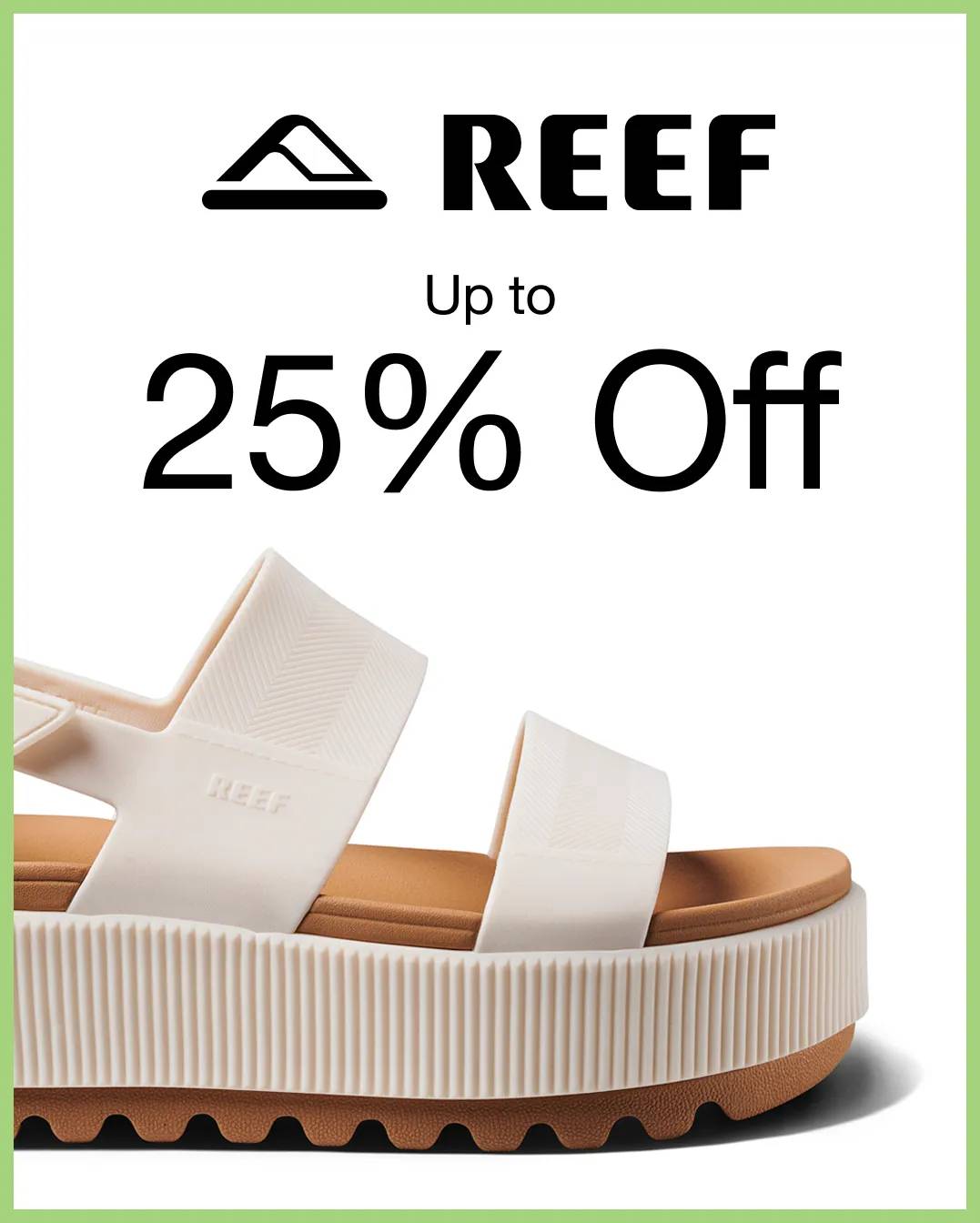 Featuring a women's sandal from Reef.