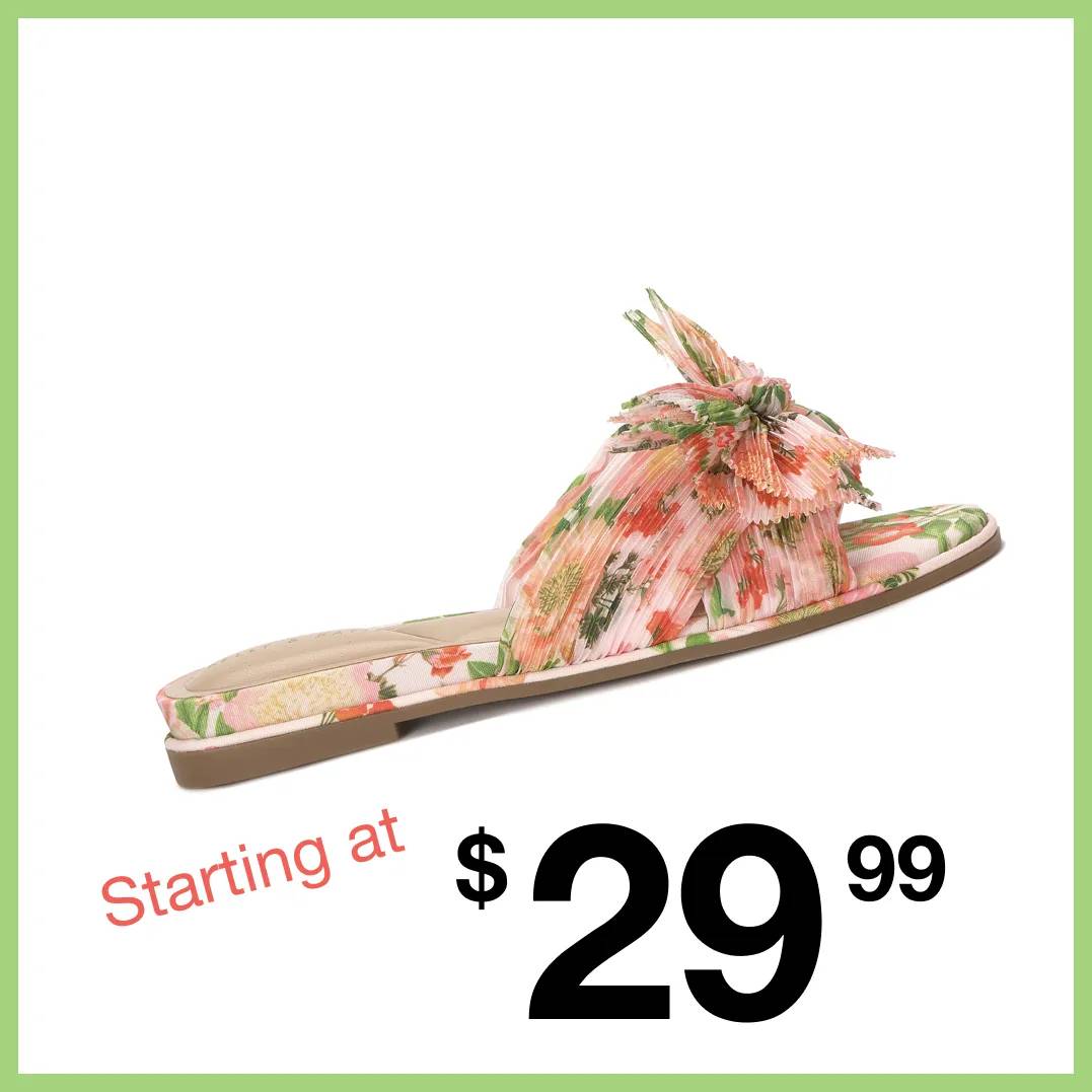 Starting at $29.99