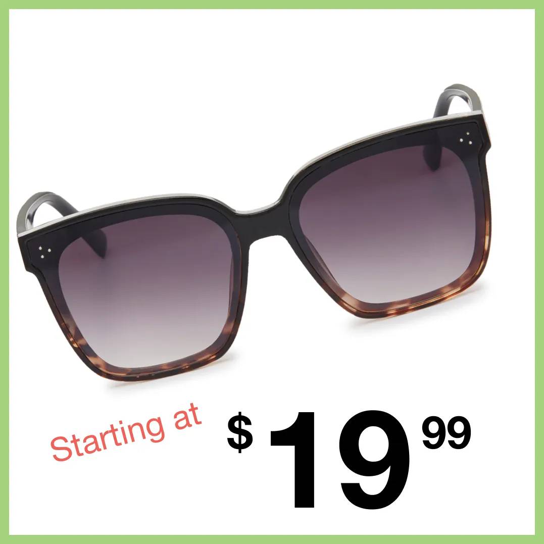 Featuring women's sunglasses.