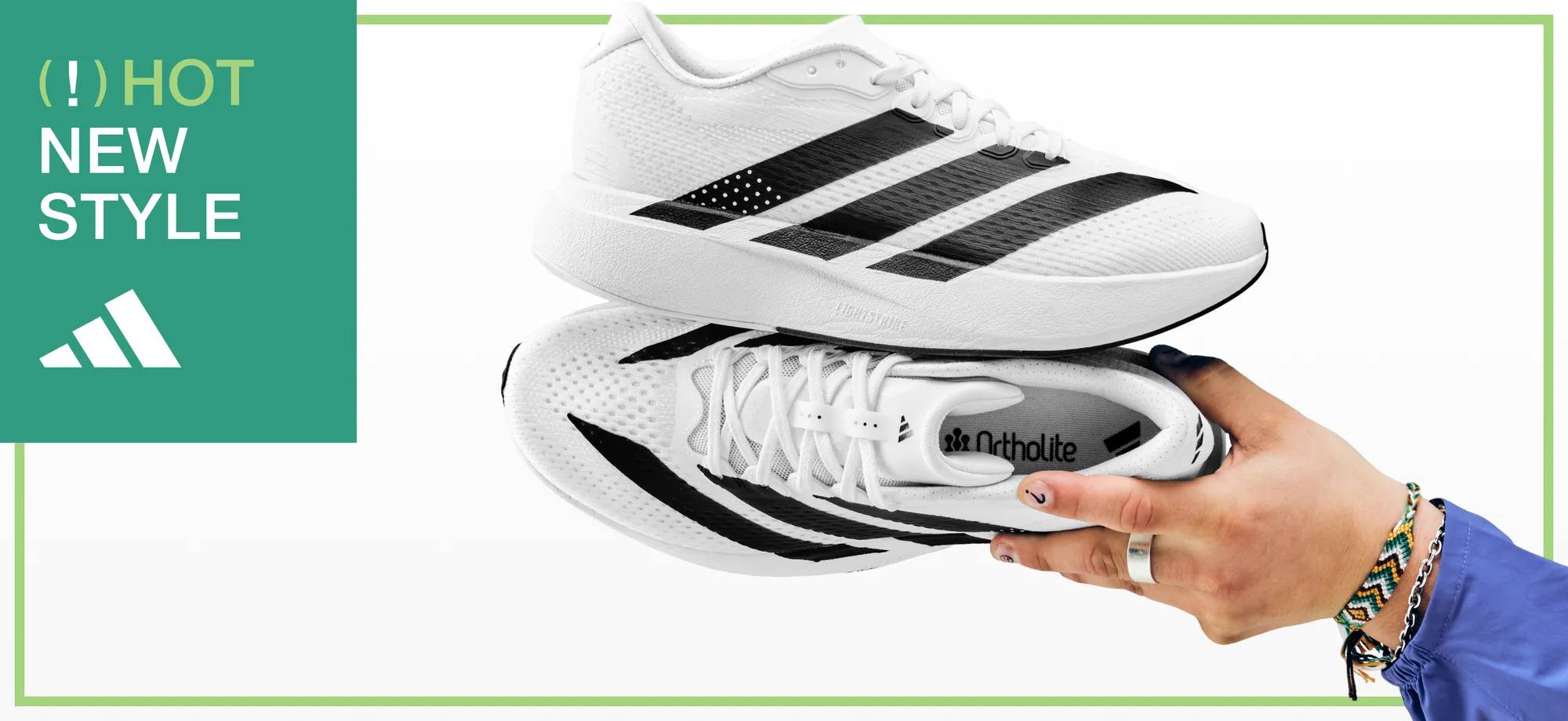 Featuring the Adidas Pacer sneaker.