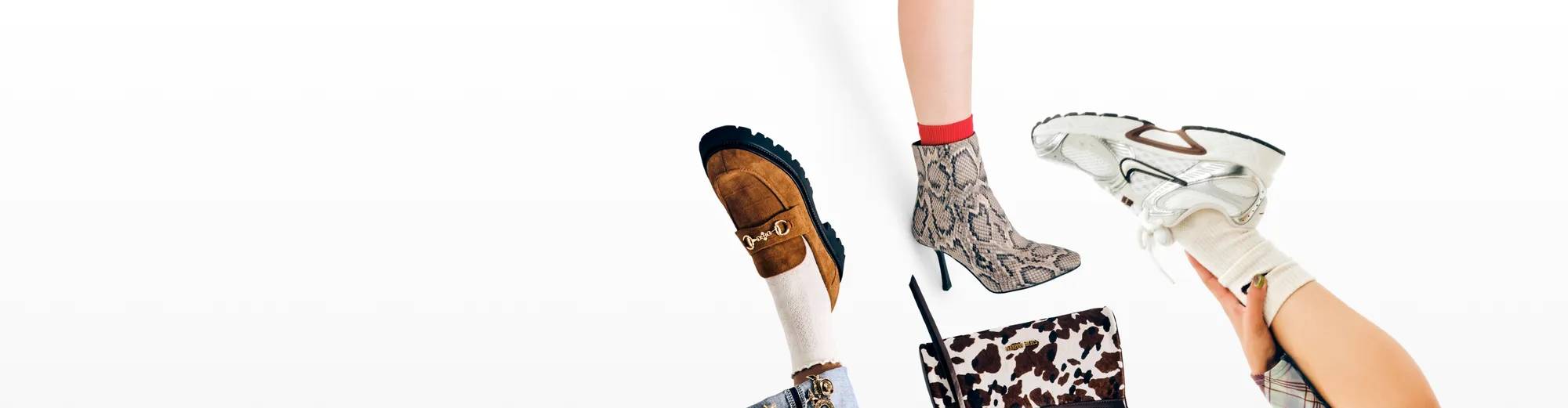 Featuring an assortment of fall shoes.