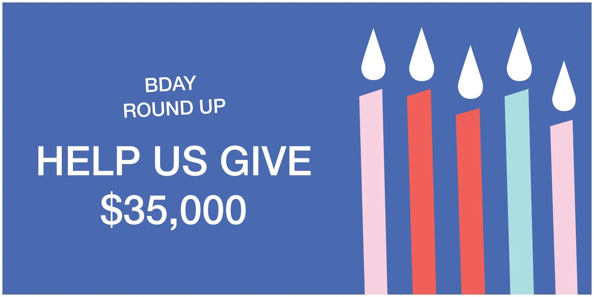 Featuring pink, red and blue birthday candles.