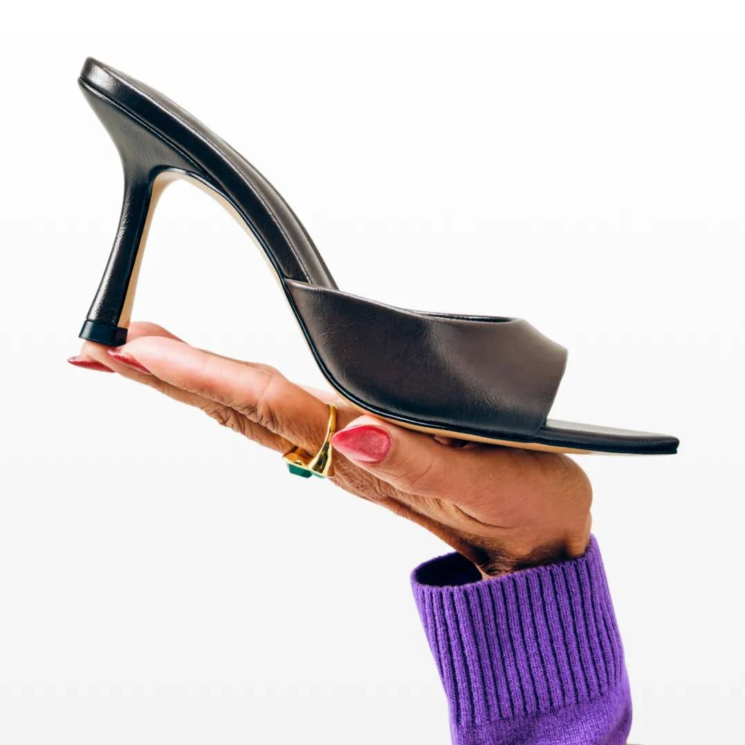Featuring an assortment of shades of brown and animal print heels.