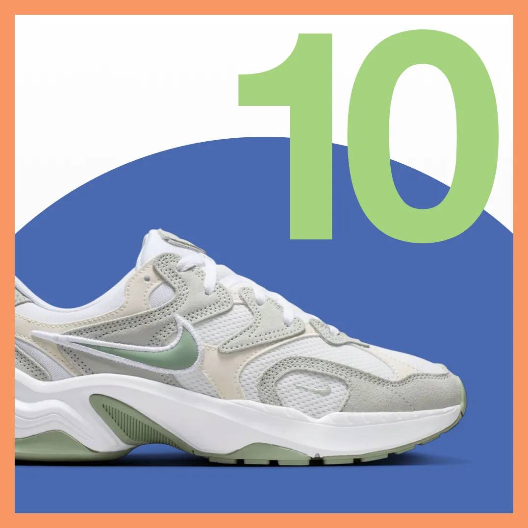 Featuring a women's Nike AL8 sneaker.