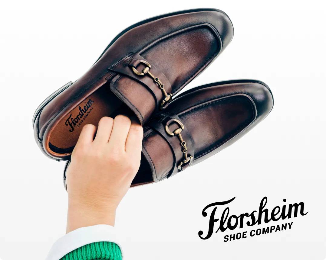Featuring a pair of men's dress shoes from Florsheim.
