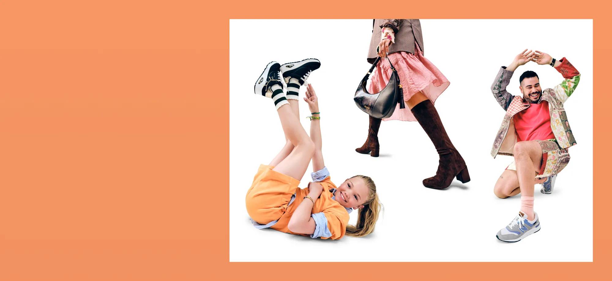 Featuring an assortment of fall shoes.