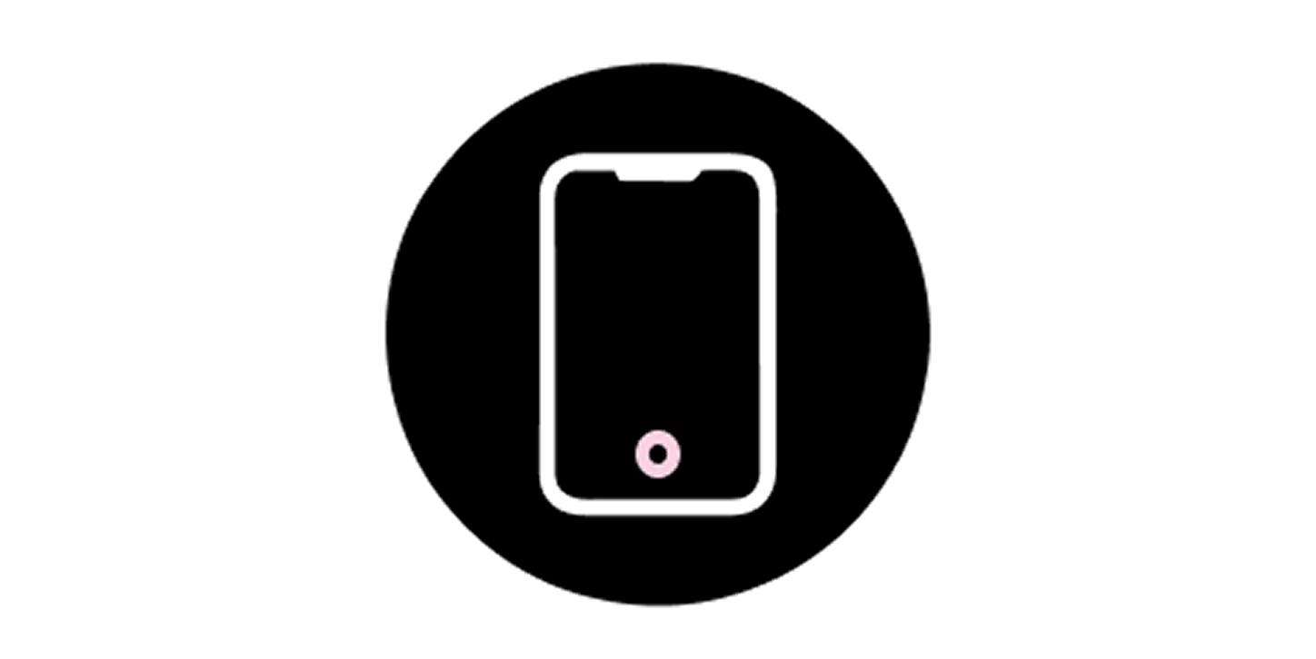 Featuring a black iPhone icon.