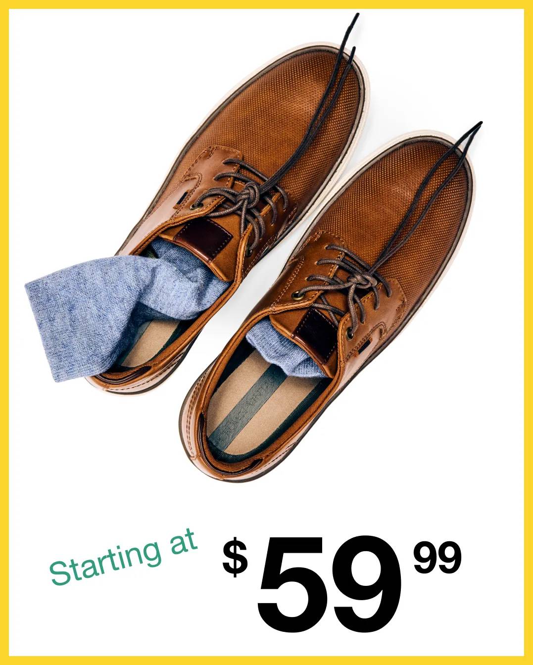 Featuring a pair of men's casual shoes.