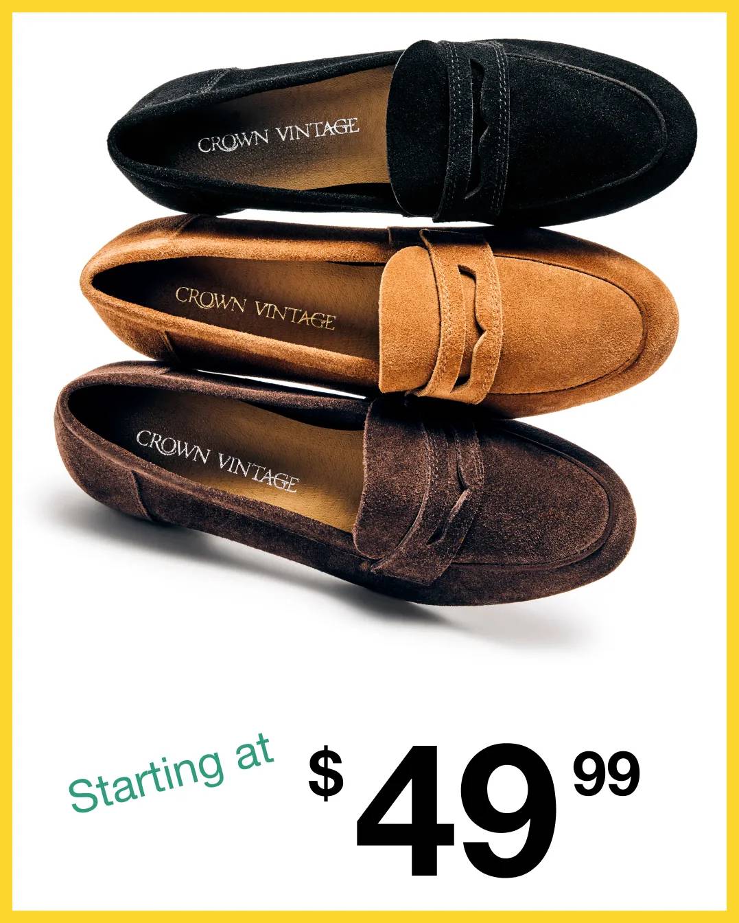 Featuring an assortment of women's loafers.