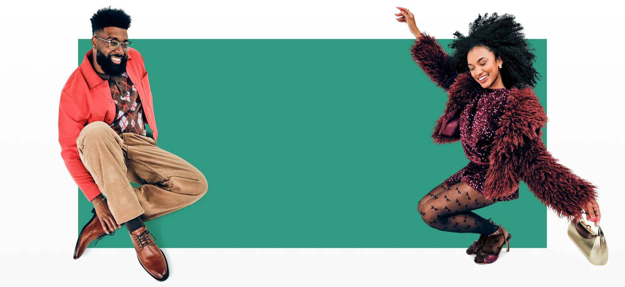 Featuring three models of a range of ages wearing UGGs and holding shoeboxes from DSW.