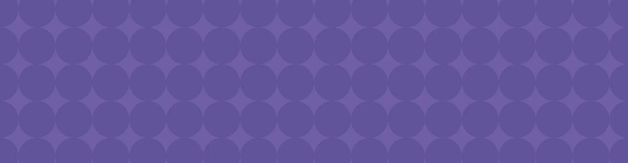 Purple printed background.