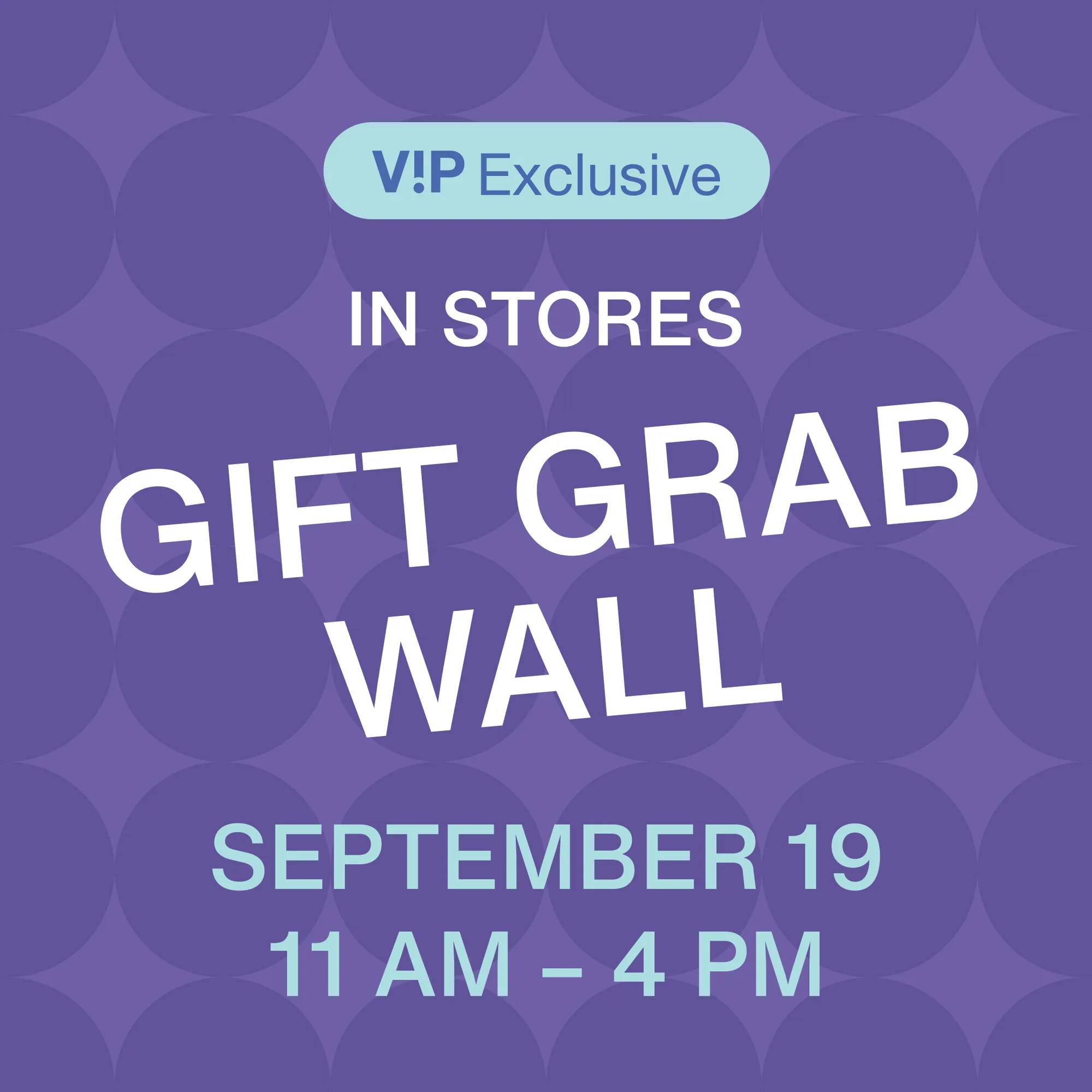 DSW VIP Gift Grab Wall