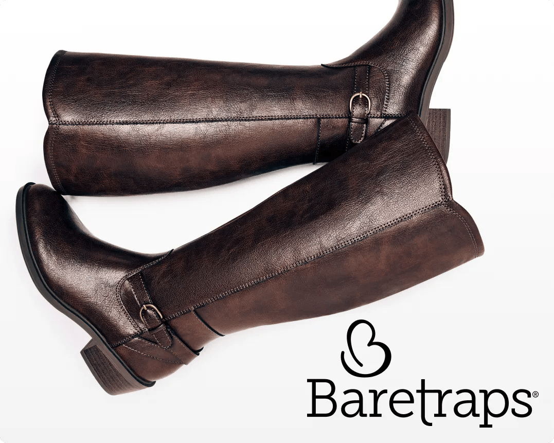 Featuring boots from Baretraps.