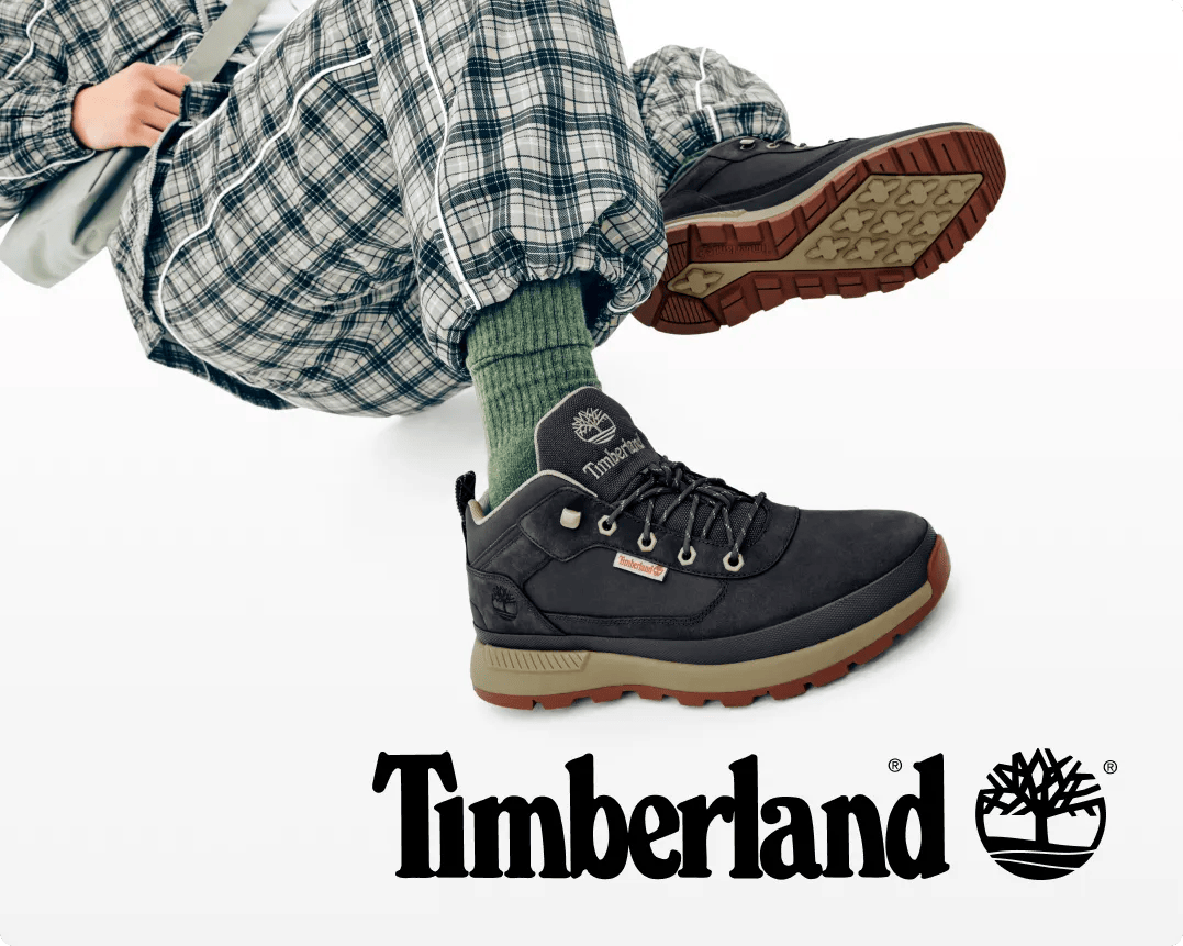 Featuring a Timberland boot.