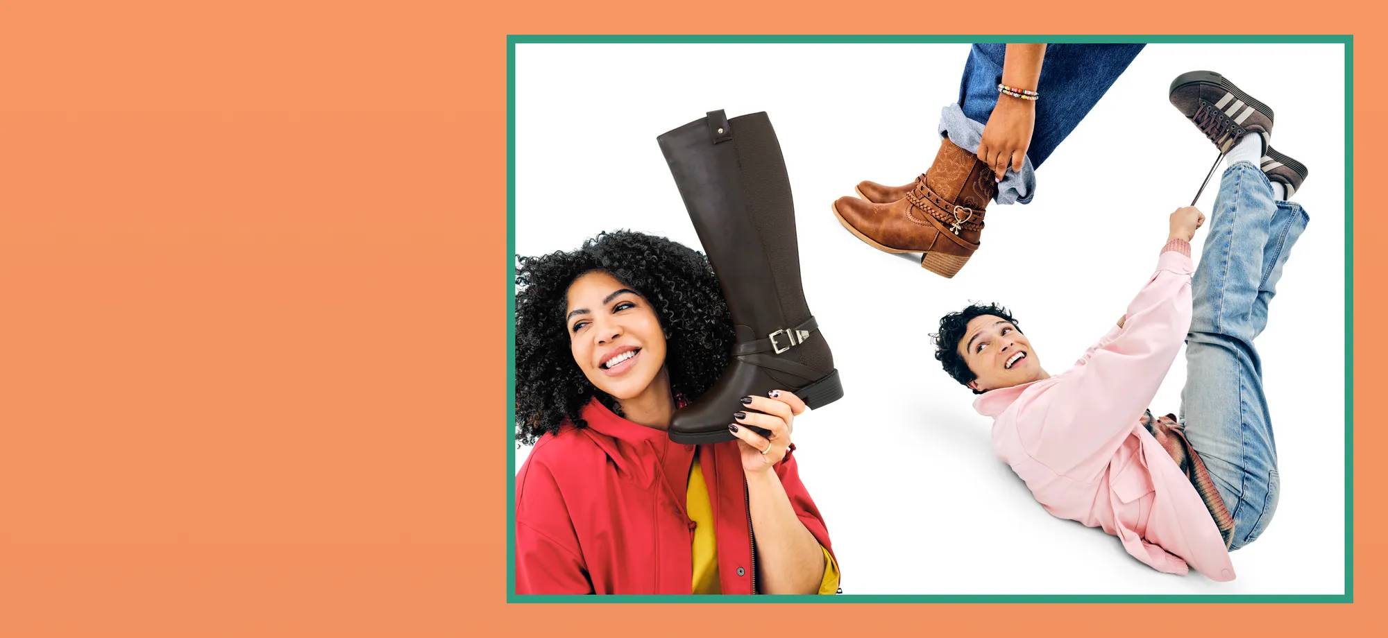 Featuring an assortment of fall shoes.