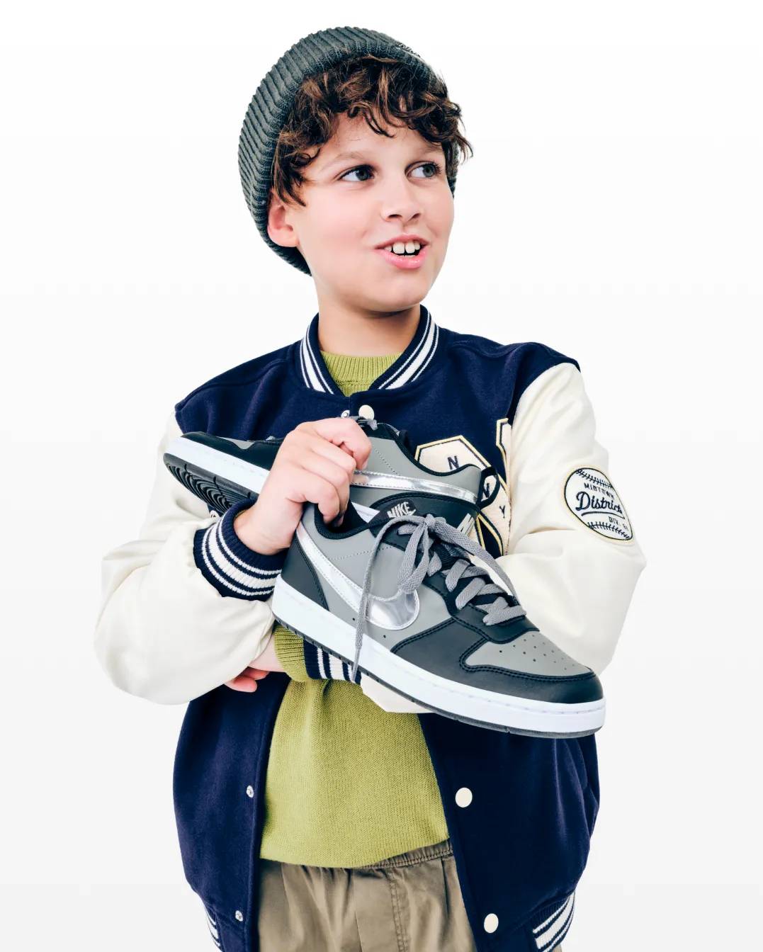 Click to shop kids' Nike shoes.